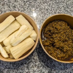 Okok sucré & Tubercules de manioc