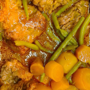 Ragoût de bœuf aux légumes