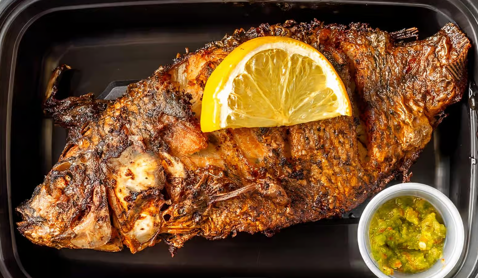 Poisson tilapia grillé