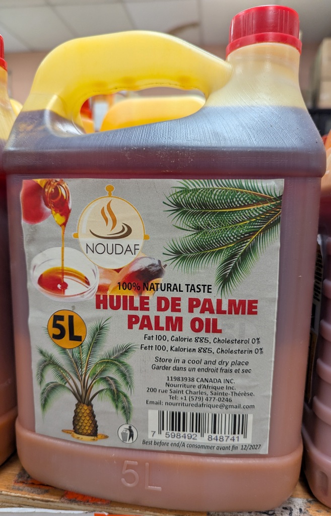 Huile de palme Noudaf (5 litres)