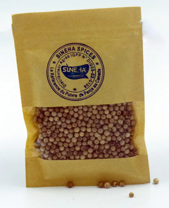 Poivre blanc de Penja SINEHA en grains (35g)